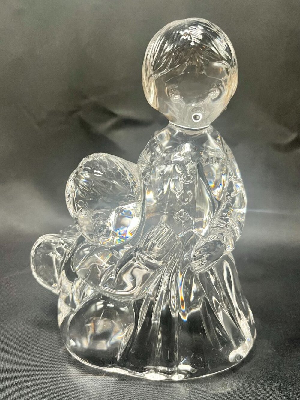 Vintage Mikasa Crystal Choir Angels Figurine From Germany